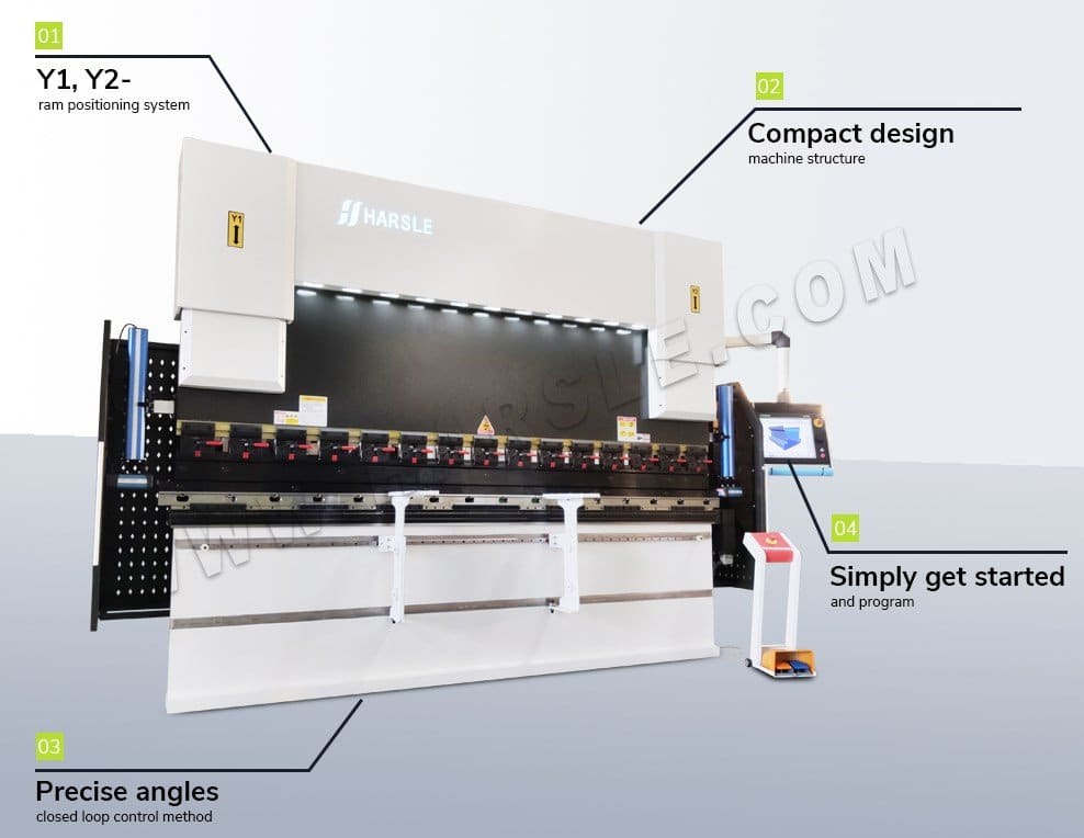 Servo CNC Electric Drive Press Brake With DA69T 1 CNC press bending machine