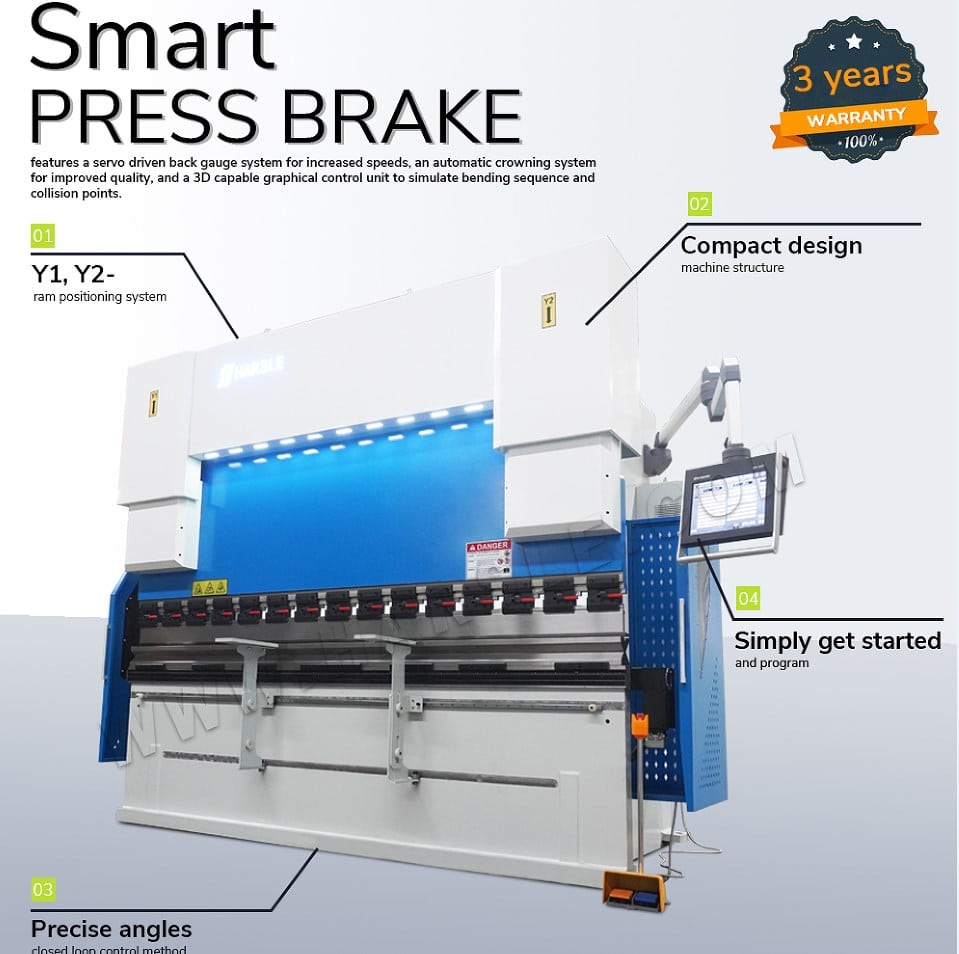 200T4000mm CNC Bending Machine with DA58T 1 200T4000mm CNC Bending Machine