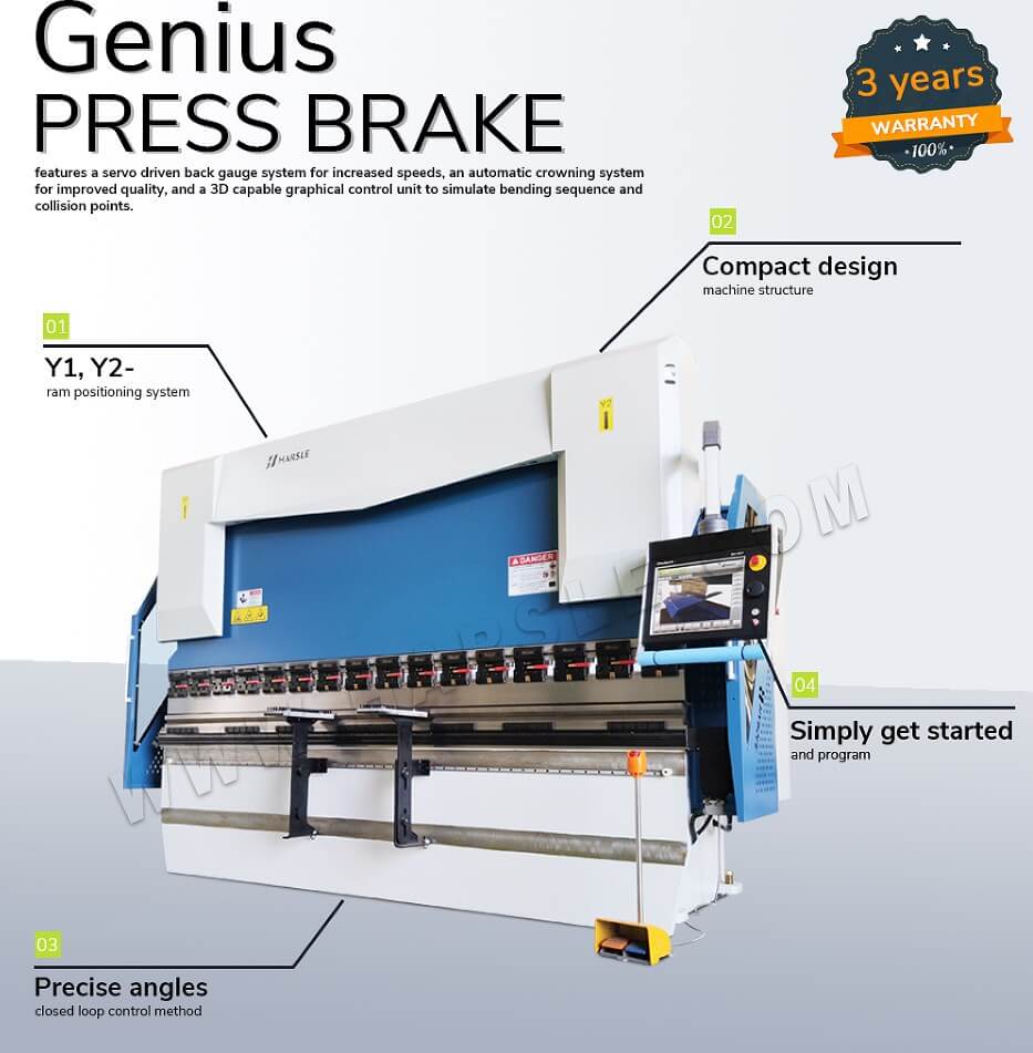 125T2500 CNC 8 Axis Bending Machine with DA-66T 1 CNC 8 Axis Bending Machine