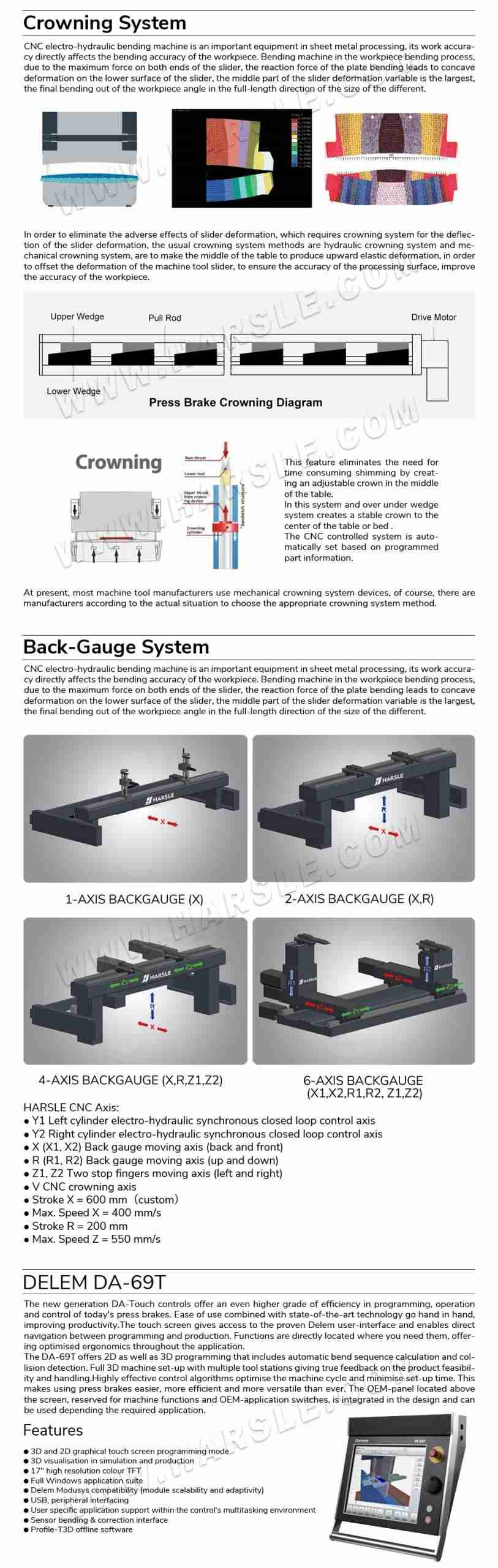 100T/3200 New Standard Press Brake With DA69T 1 مكابح ضغط قياسية جديدة